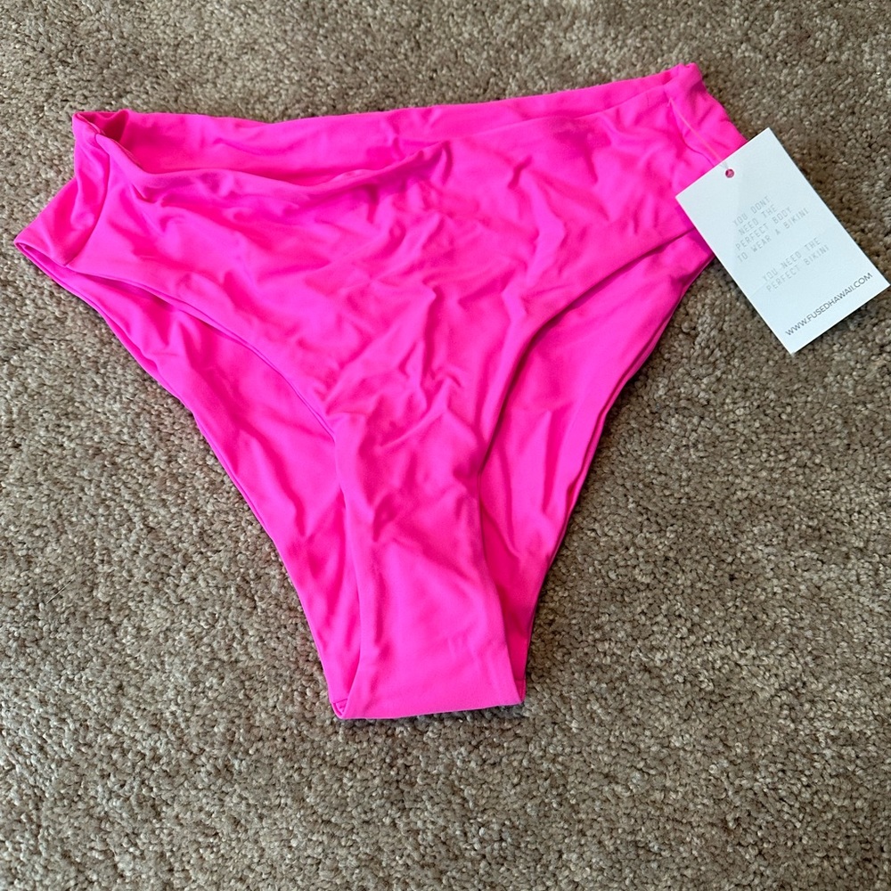 Fused Hawaii high waisted bottoms